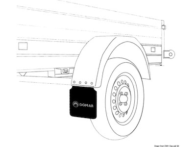Paraspruzzi per parafanghi