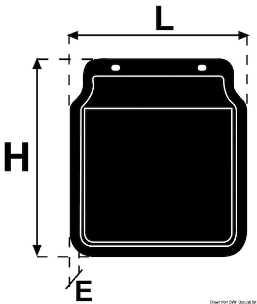 Paraspruzzi per parafanghi