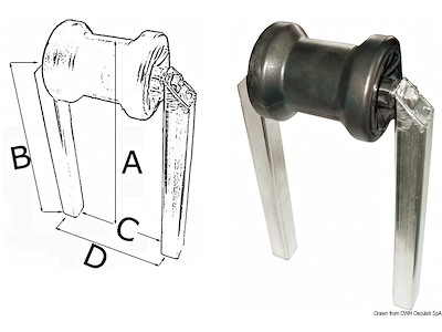Rullo centrale reggichiglia