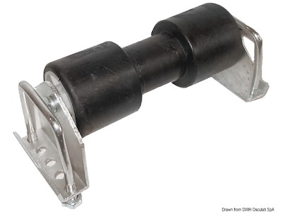 Rullo centrale con staffa Ellebi 