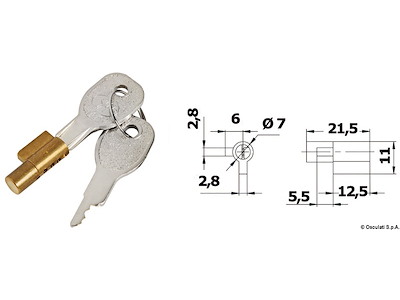 Lucchetto per gancio traino 