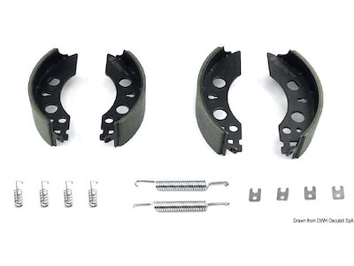 Kit freni per carrelli