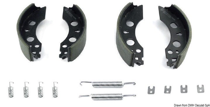 Kit freni per carrelli