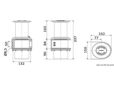 Verricello da garage 24v 9mt x 8mm 
