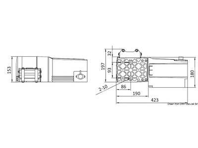 Arganello elettrico per alaggio imbarcazioni, tender di servizio, moto d'acqua o da applicare sui carrelli porta barche