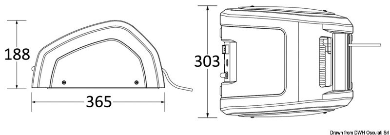 Lewmar Captive CRW 400 