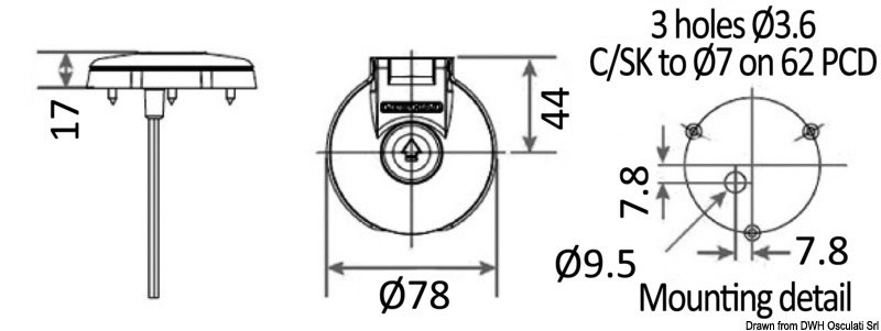 Pulsantiera Lewmar per salpa ancore 