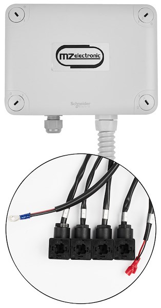 Radiocomando con centralina per passerelle 