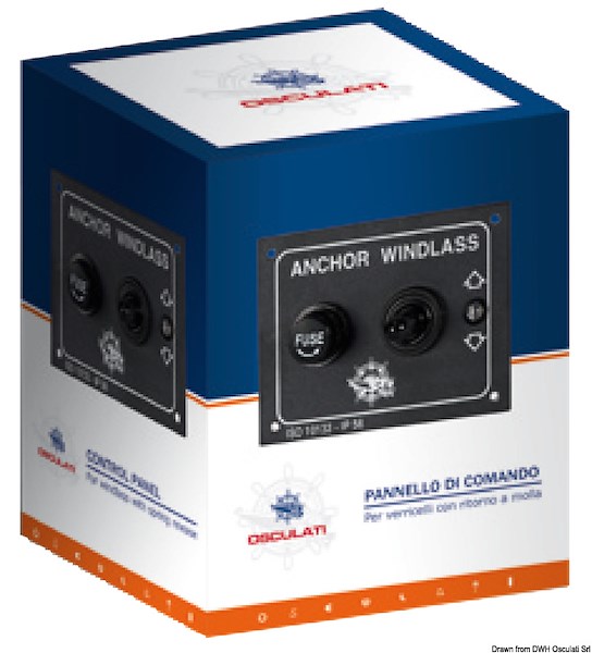 Pannello di comando verricelli 80 x 60 mm 