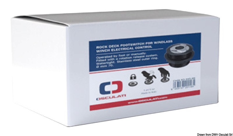 Tasto windlass a incasso 