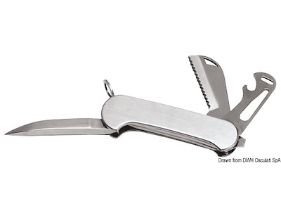 Coltello marinaio inox 70 mm 