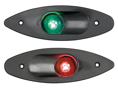 Luci di via laterali ad incasso in ABS