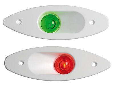 Luci di via laterali ad incasso in ABS