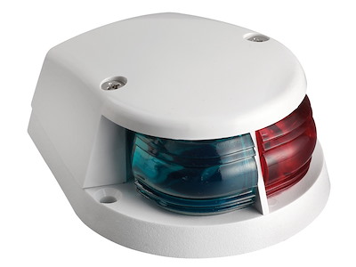 Luci di via bicolori rosso/verde di prua in ABS