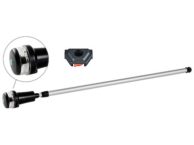 Luci di via autonome multifunzione a LED su tubo telescopico