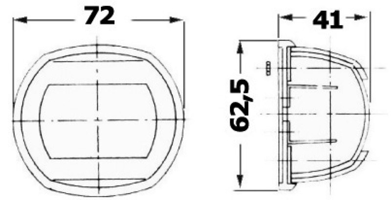 Luci di via Compact 12 LED in AISI 316 lucidata a specchio