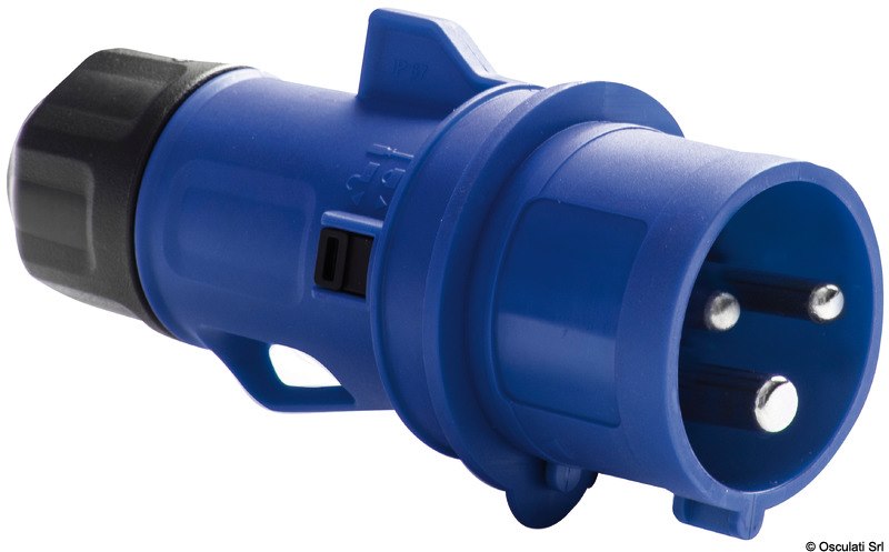 Spina corrente standard per attacco a banchina IP44