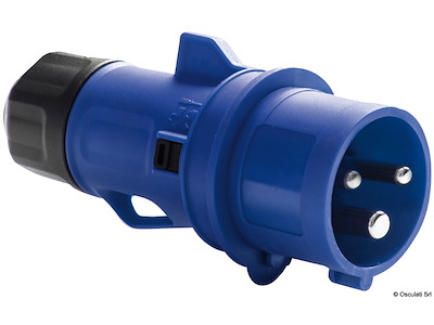 Spina corrente standard per attacco a banchina IP44