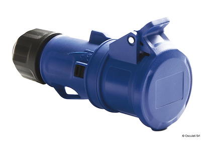 Spina corrente standard per attacco a banchina IP44