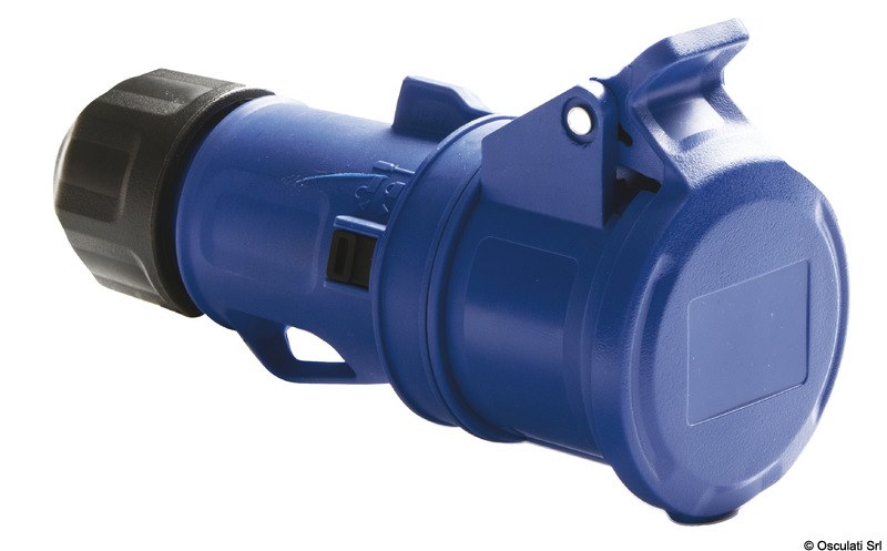 Spina corrente standard per attacco a banchina IP44