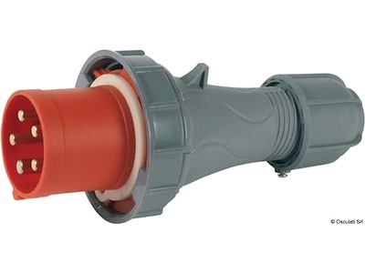 Spina corrente standard per attacco a banchina IP67
