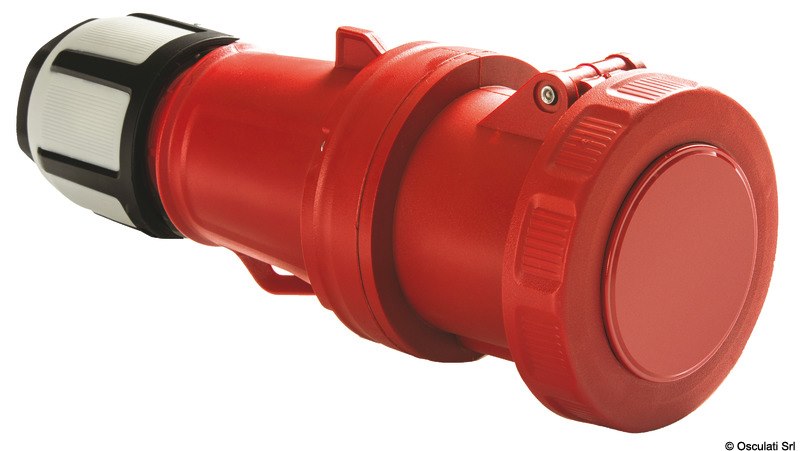 Spina corrente standard per attacco a banchina IP67