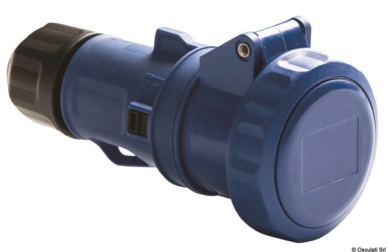 Spina corrente standard per attacco a banchina IP67