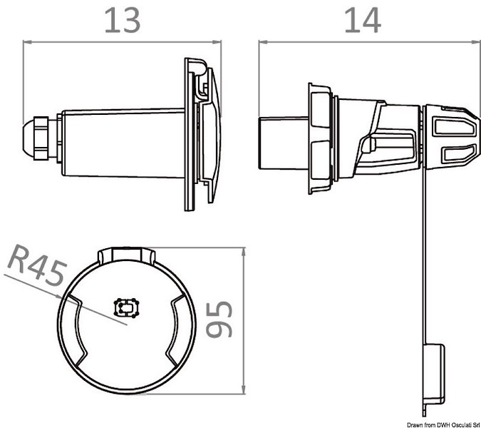 Presa e spina corrente Cruiser 16A