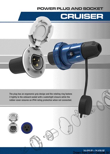 Presa e spina corrente Cruiser 16A