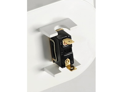 Box doccia con doccia a pulsante Mizar con interruttore stagno acceso / spento