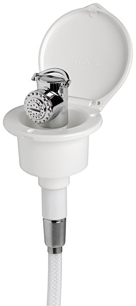 Box doccia Elegant con doccia a pulsante Mizar