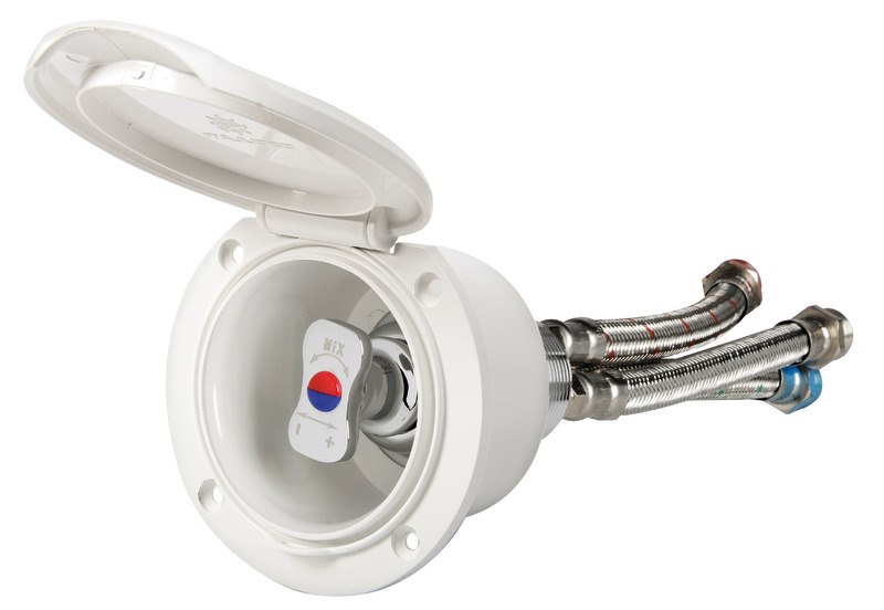 Box doccia con rubinetto miscelatore