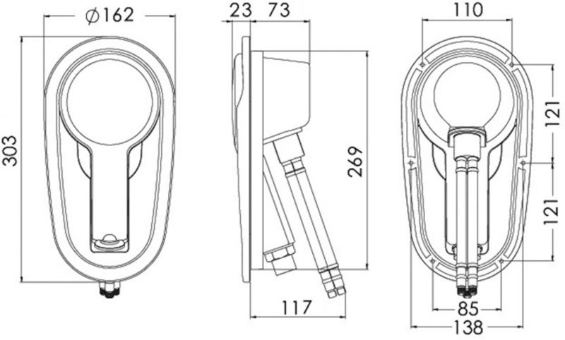 Box doccia ad incasso Adriana 