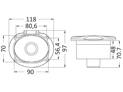 Box doccia Elissa con doccia Keji