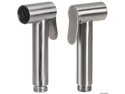 Doccetta inox a pulsante 