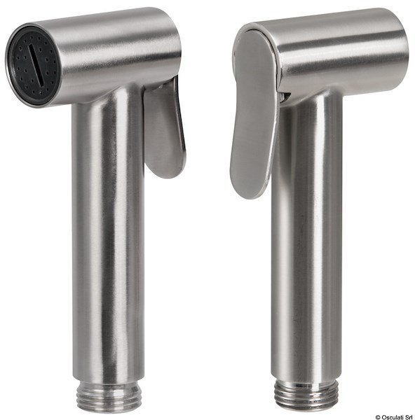 Doccetta inox a pulsante 