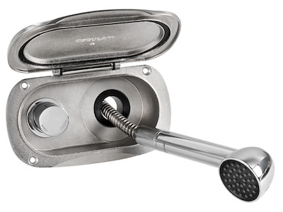 Box doccia Elissa con miscelatore e doccia Keji II Continuum Flow