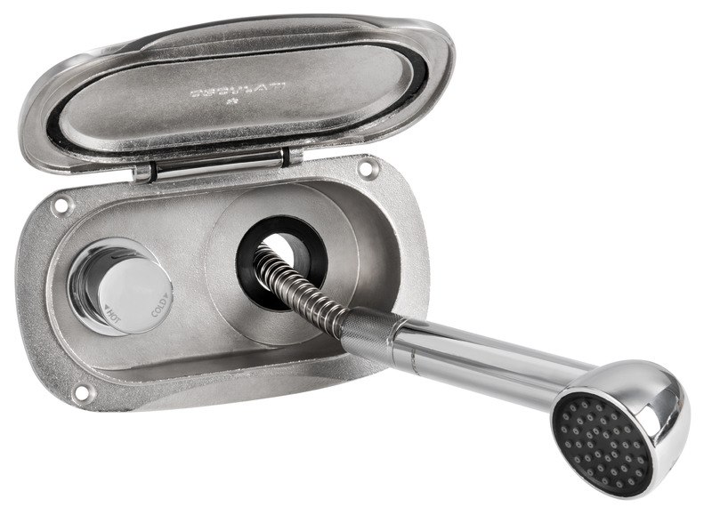 Box doccia Elissa con miscelatore e doccia Keji II Continuum Flow