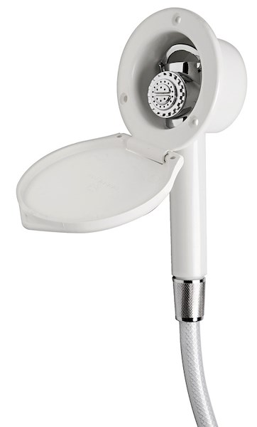 Box doccia Elegant a parete con doccia a pulsante Mizar