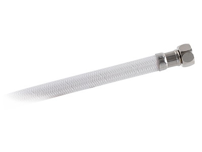 Tubo doccia retinato bianco in nylon