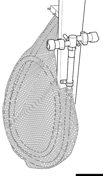 Sacca Whale per tubo doccia 