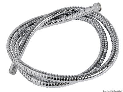 Tubo doccia in acciaio inox lucidato