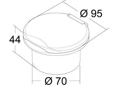 Box doccia Classic Evo con doccia inox Tiger