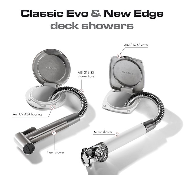 Box doccia Classic Evo con doccia inox Tiger