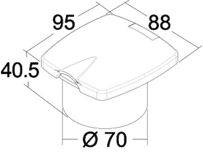 Box doccia New Edge con doccia inox Tiger