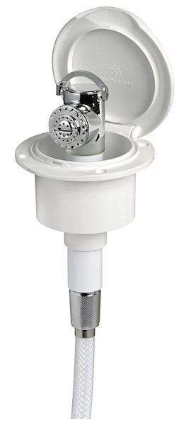 Box doccia Classic Evo con doccia a pulsante Mizar