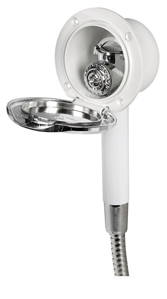 Box doccia Classic Evo a parete con doccia a pulsante Mizar