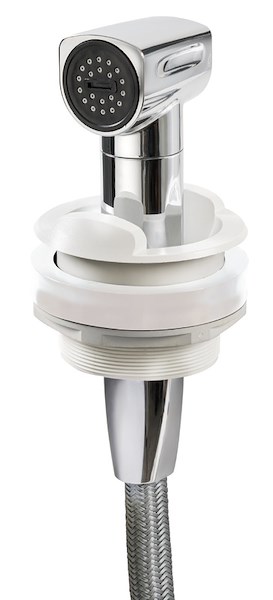 Doccia Saturn con miscelatore acqua calda/fredda integrato