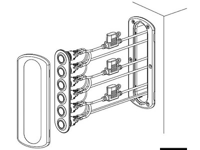 Pannelli in fibra di carbonio retroilluminati per interruttori Flat