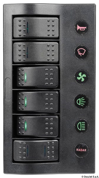 Pannello elettrico serie PCP Compact con circuit breaker + LED